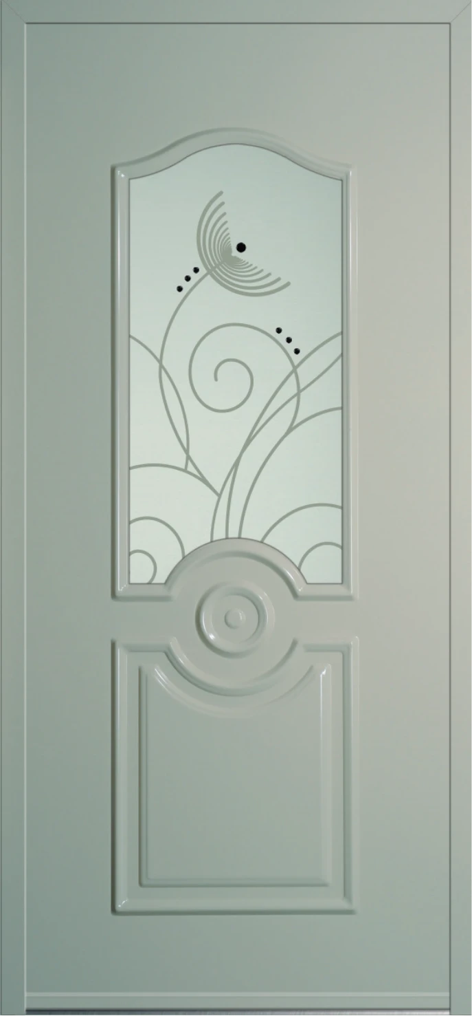Porte gris