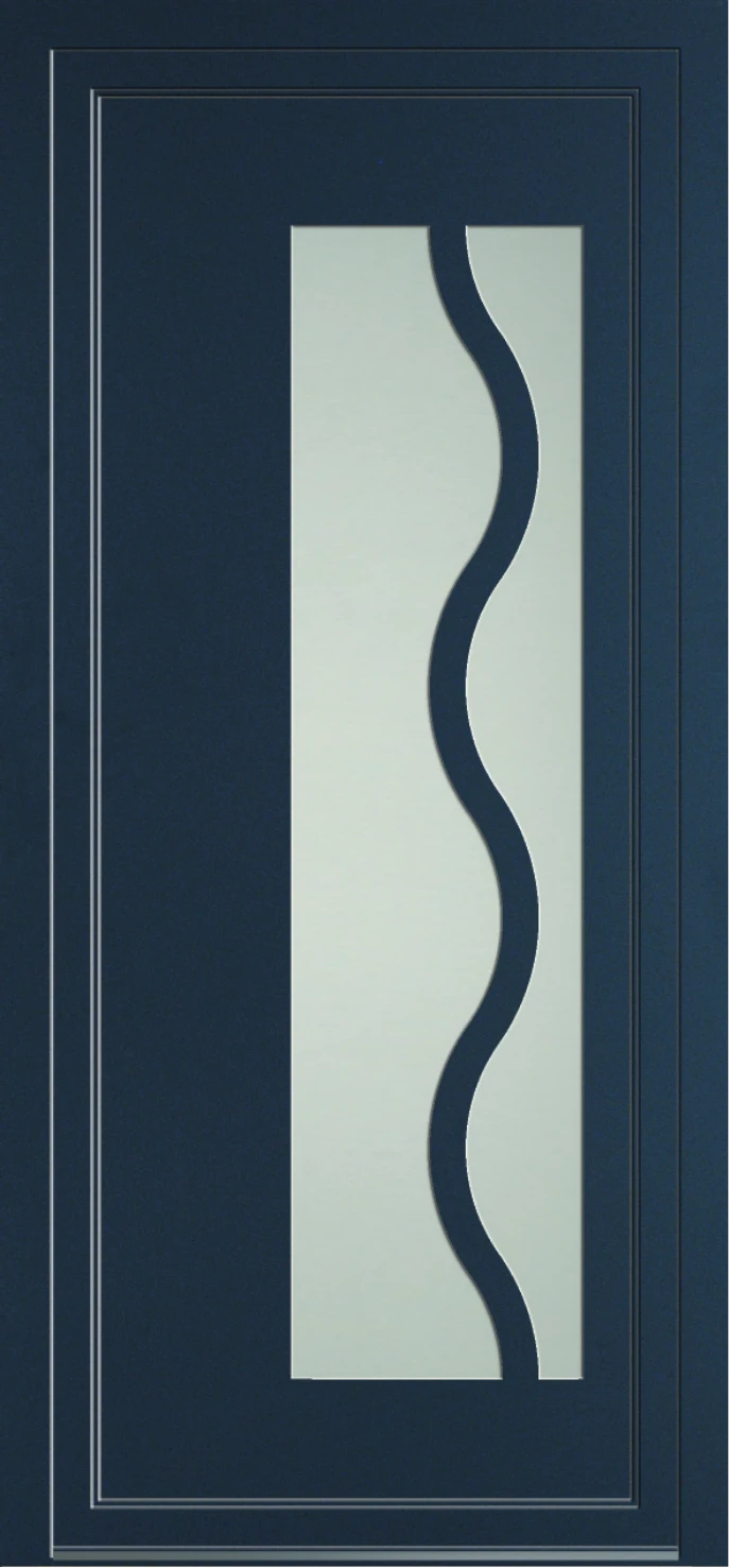 Porte bleue